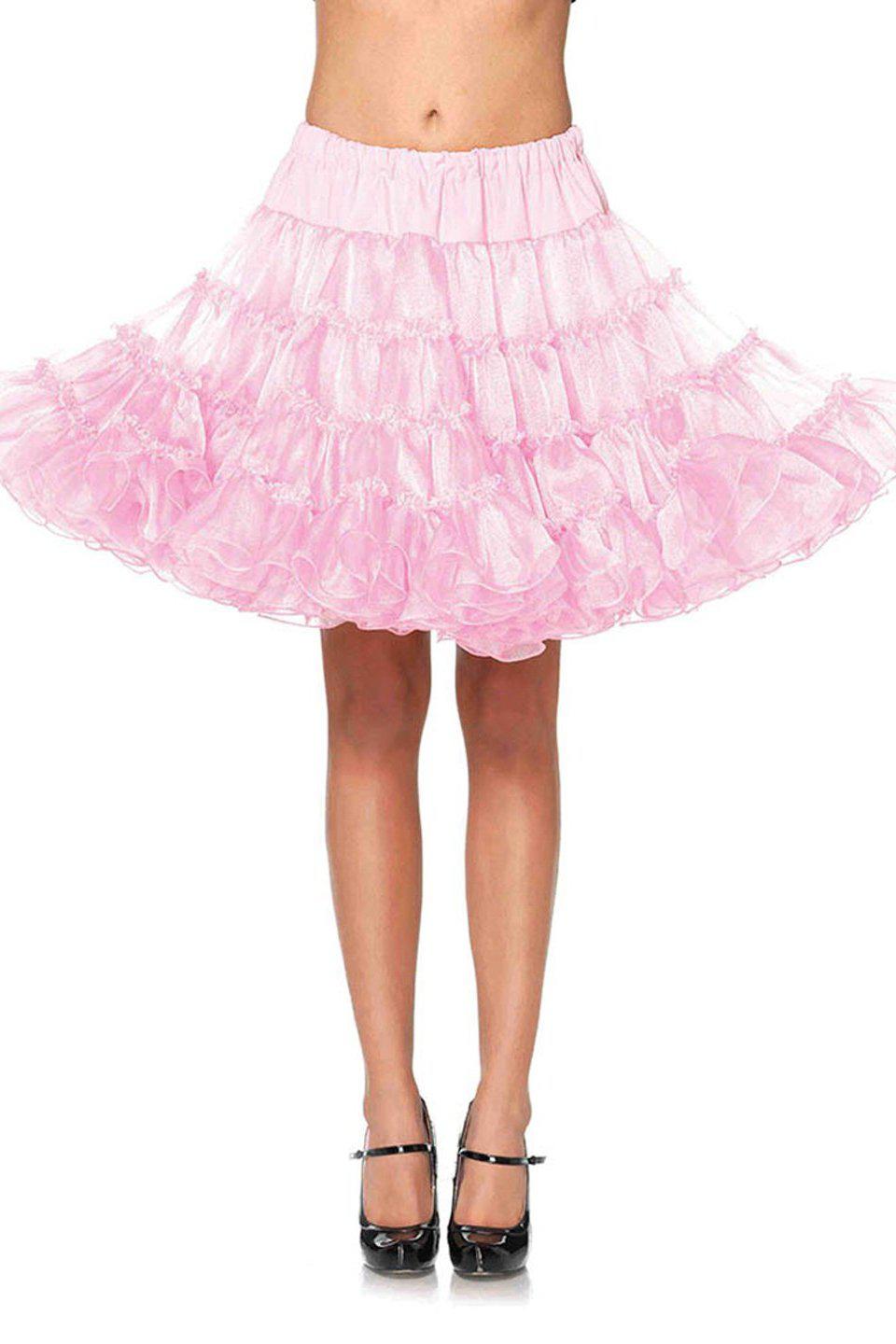 Deluxe Crinoline Petticoat-TuTu + Petticoat-Leg Avenue-Pink-O/S-SEXYSHOES.COM