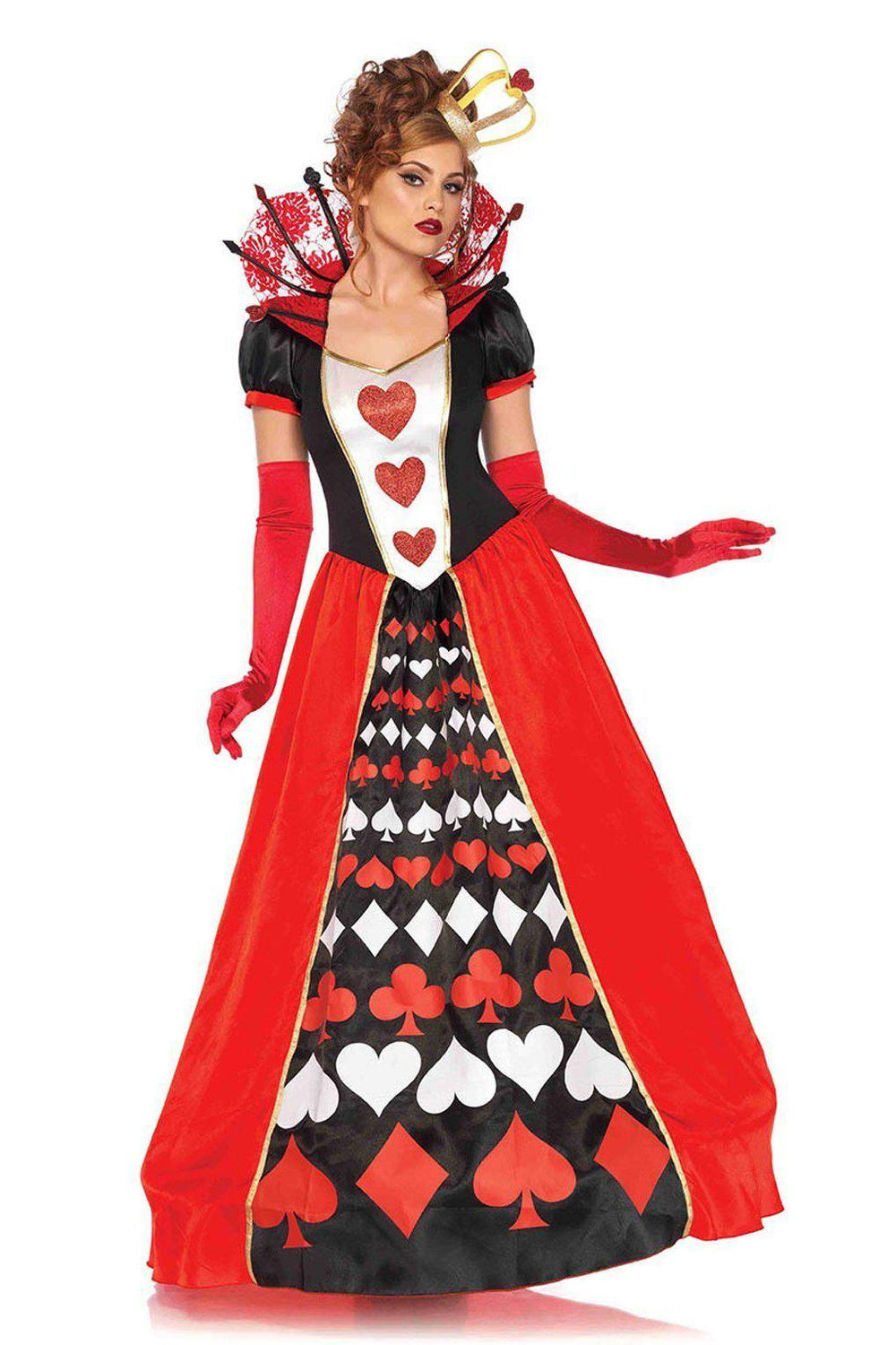 Deluxe Queen of Hearts Costume-Fairytale Costumes-Leg Avenue-SEXYSHOES.COM