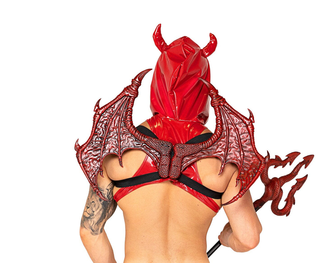 Devil Wings-Wings + Harness-Roma Costumes-Red-O/S-SEXYSHOES.COM