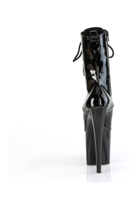 Pleaser ENCHANT-1040 Black Patent Knee Boot in Black Patent