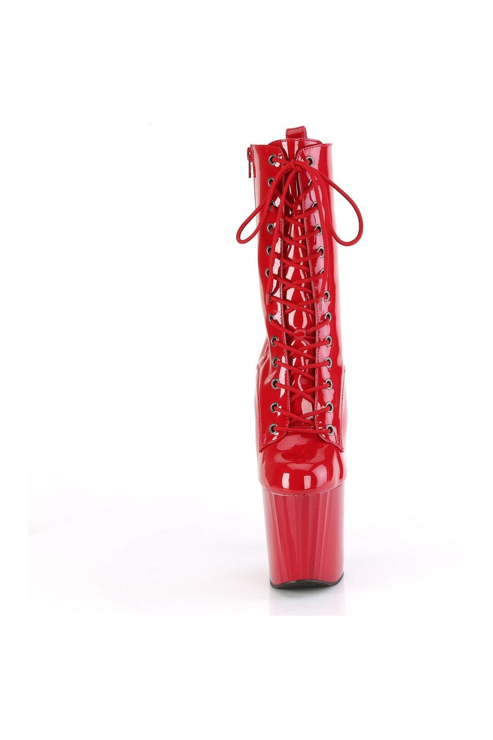 ENCHANT-1040 Red Patent Knee Boot-Knee Boots-Pleaser-SEXYSHOES.COM
