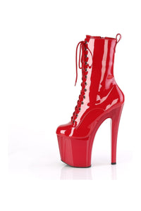 Pleaser ENCHANT-1040 Red Patent Knee Boot in Red Patent