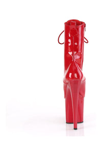 Pleaser ENCHANT-1040 Red Patent Knee Boot in Red Patent