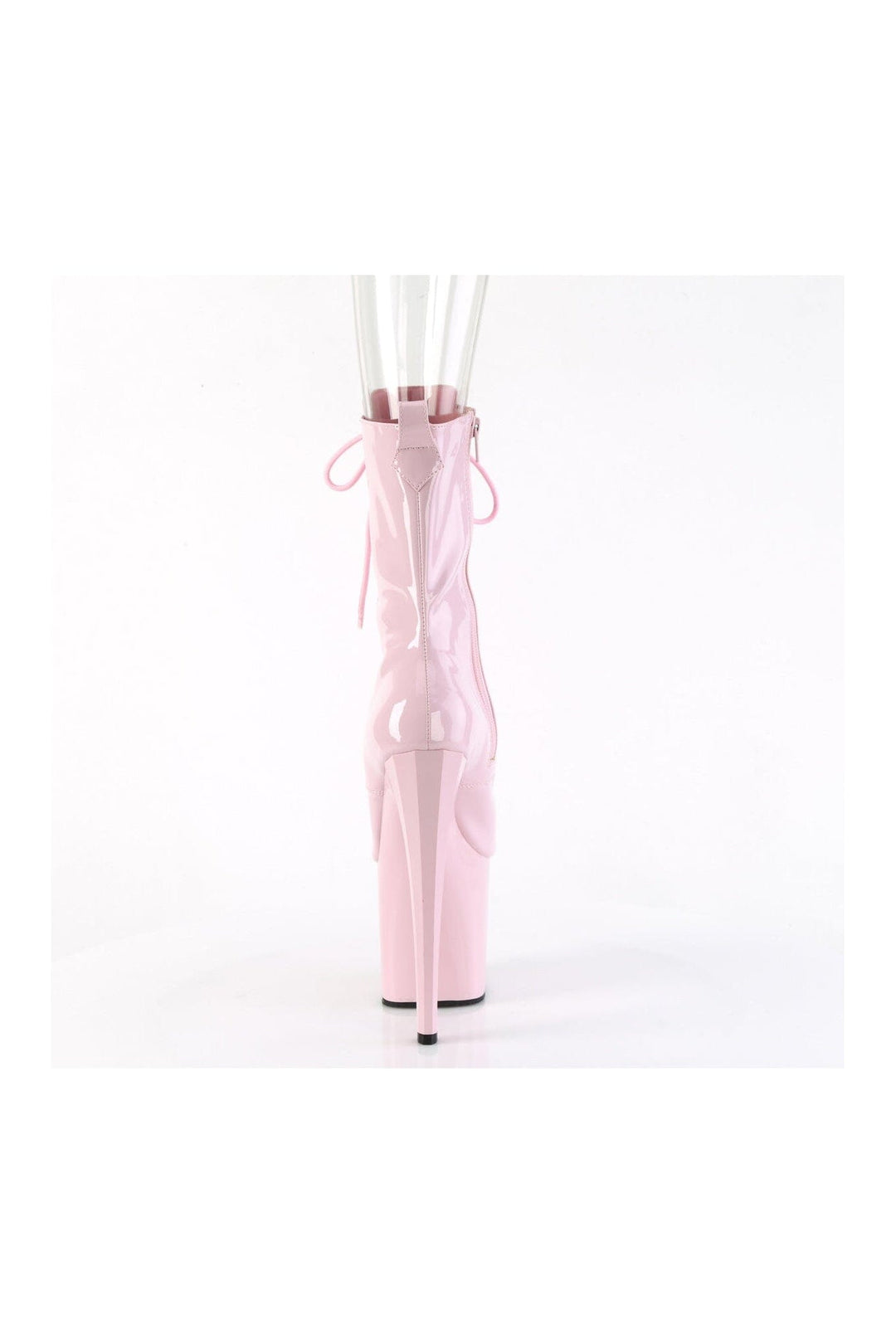 Pleaser ENCHANT-1041 Pink Patent Ankle Boot in Pink Patent