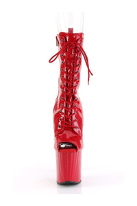 Pleaser ENCHANT-1041 Red Patent Ankle Boot in Red Patent