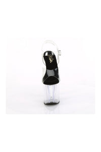 Pleaser ENCHANT-708 Clear Vinyl Sandal in Clear Vinyl