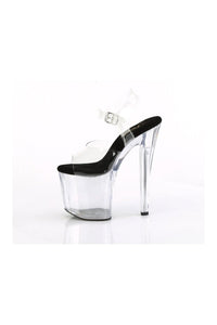 Pleaser ENCHANT-708 Clear Vinyl Sandal in Clear Vinyl