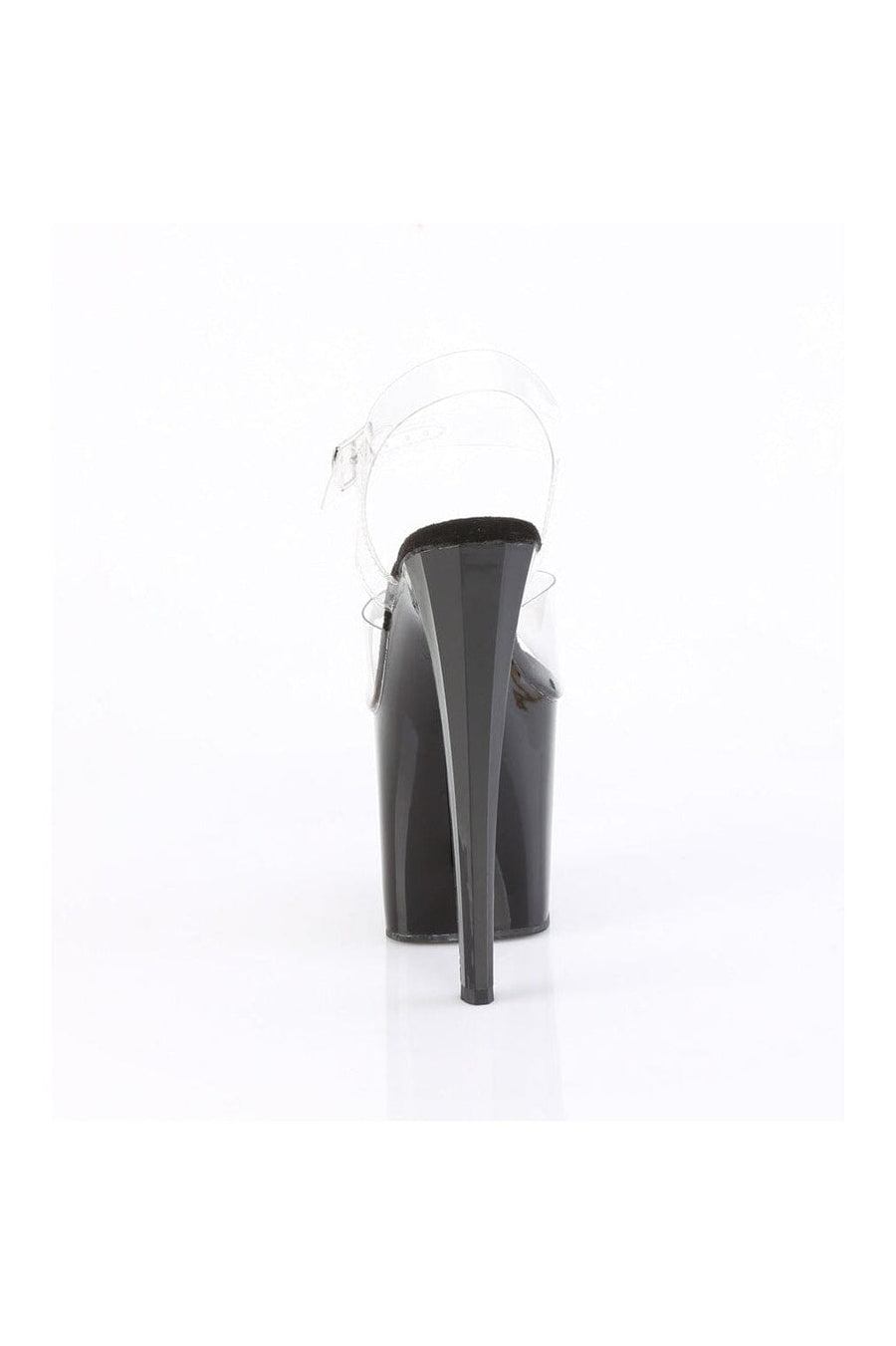 Pleaser ENCHANT-708 Clear Vinyl Sandal in Clear Vinyl