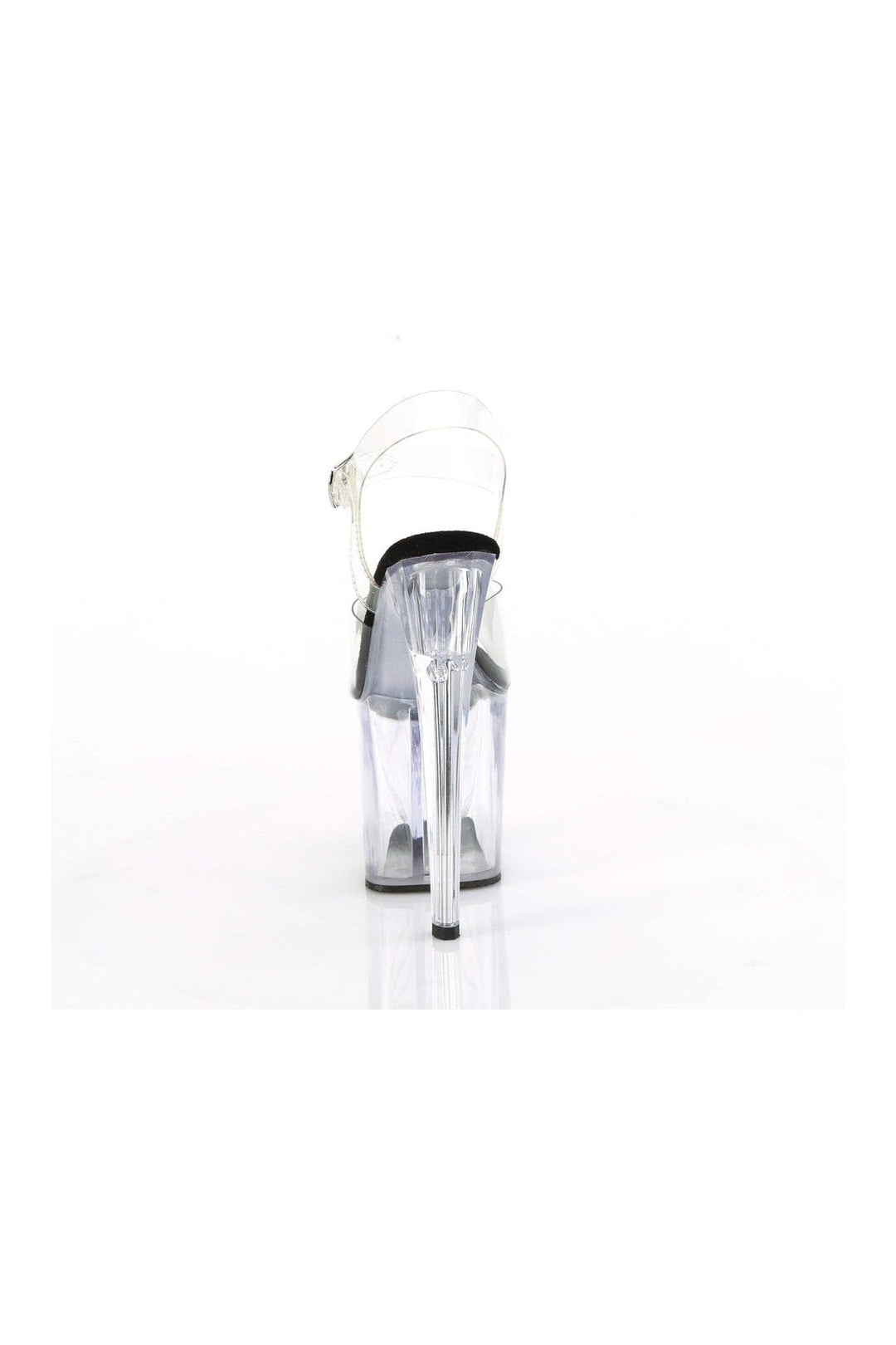 Pleaser ENCHANT-708 Clear Vinyl Sandal in Clear Vinyl