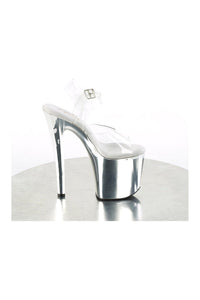 Pleaser ENCHANT-708 Clear Vinyl Sandal in Clear Vinyl