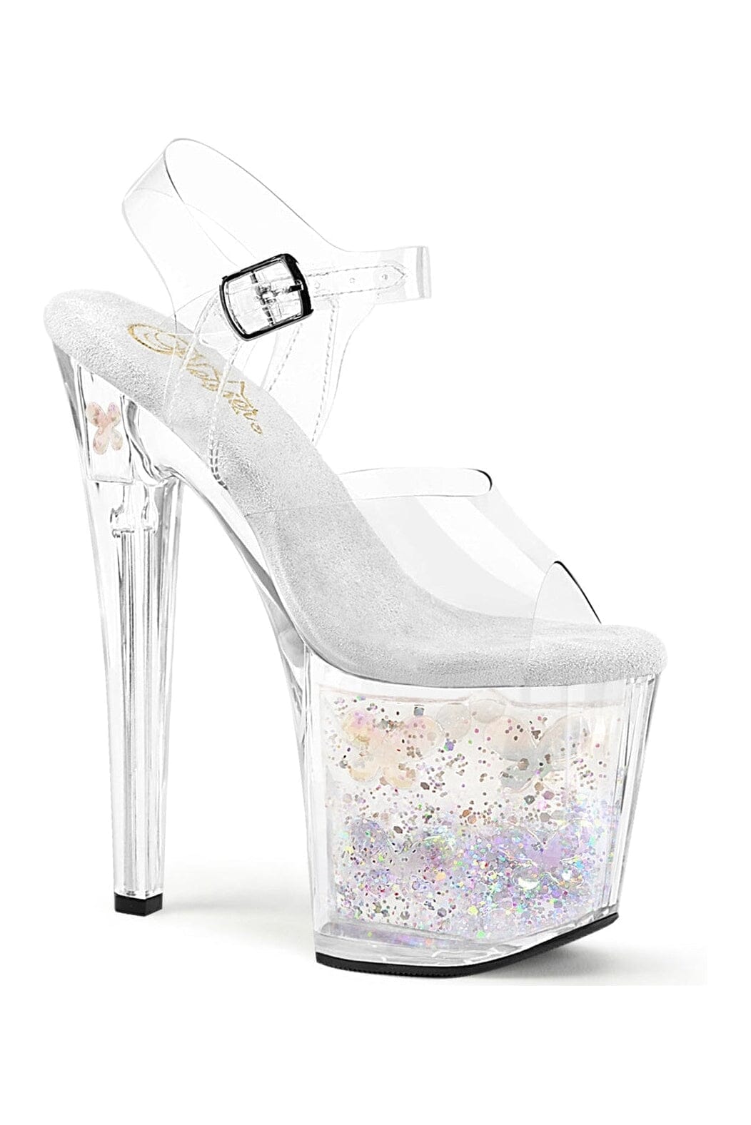 Pleaser Clear Sandals Platform Stripper Shoes | Buy at Sexyshoes.com