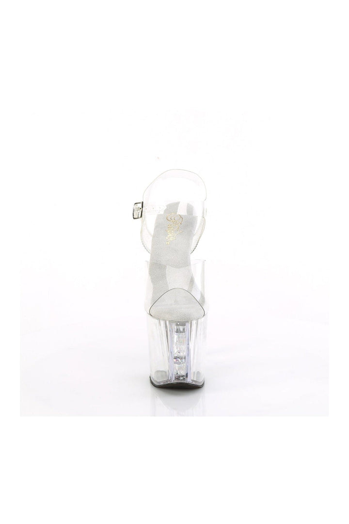 ENCHANT-708AQUA-02 Clear Vinyl Sandal