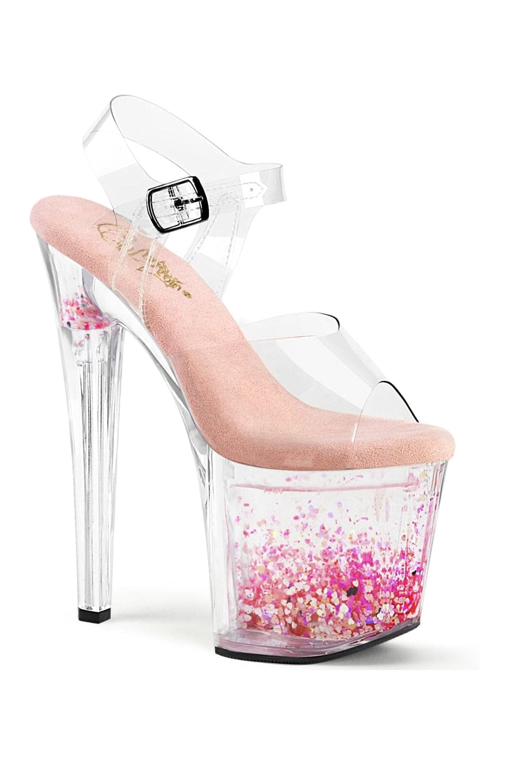 Pleaser Clear Sandals Platform Stripper Shoes | Buy at Sexyshoes.com