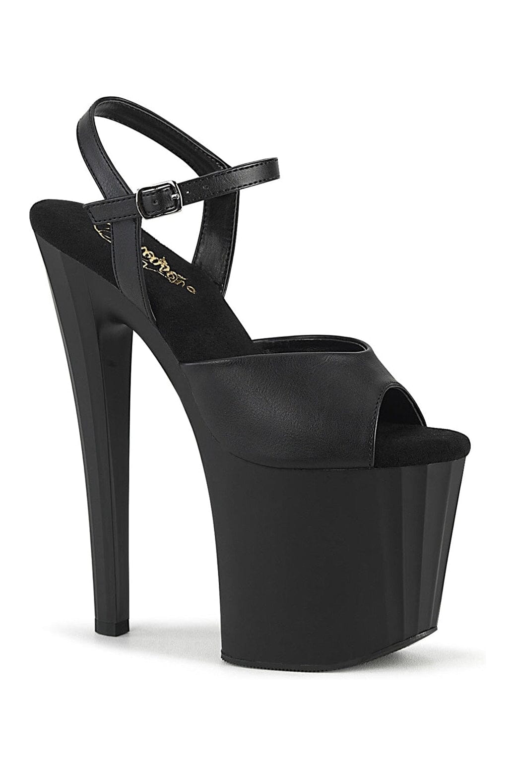 Pleaser Black Sandals Platform Stripper Shoes | Buy at Sexyshoes.com