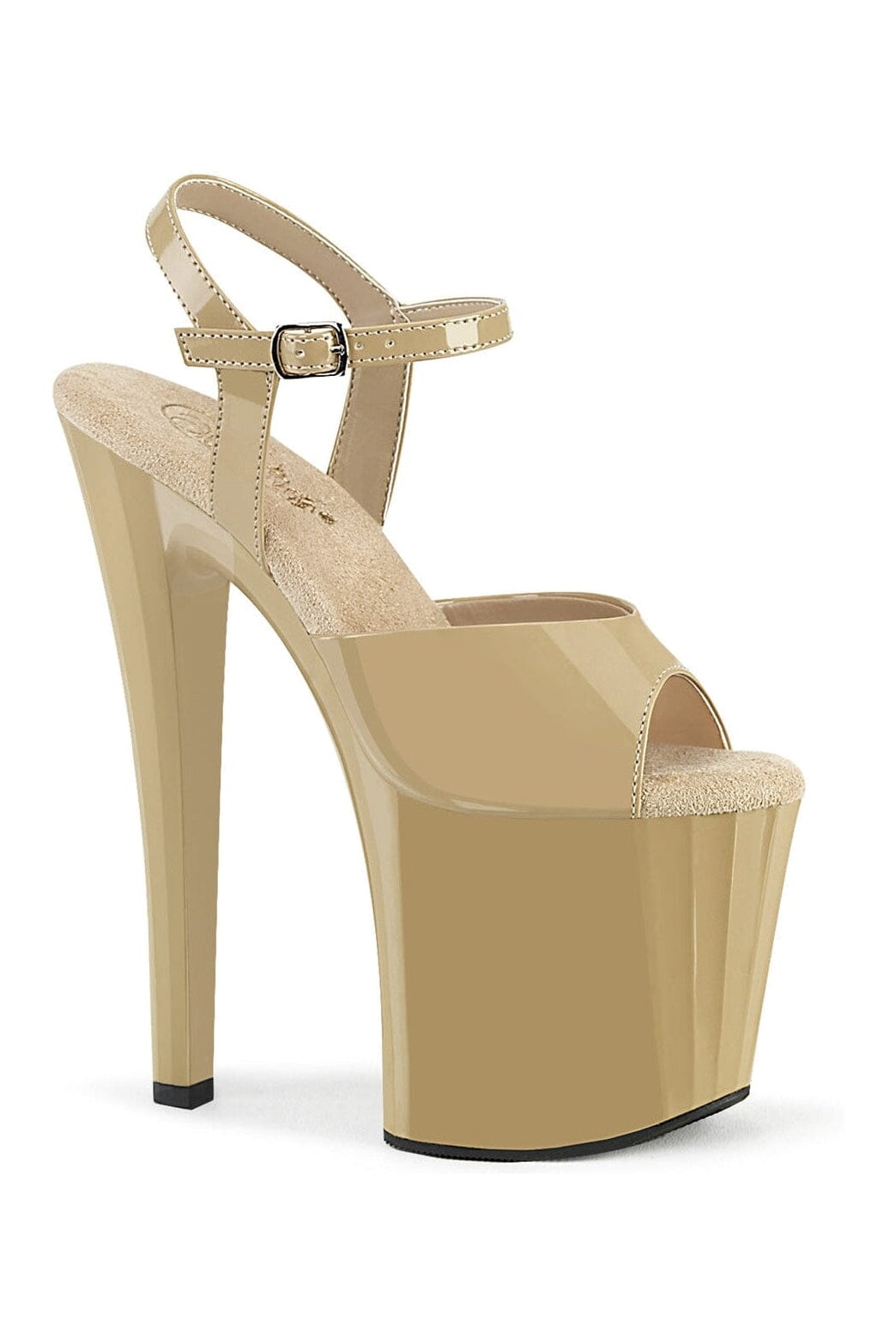Pleaser Ivory Sandals Platform Stripper Shoes | Buy at Sexyshoes.com