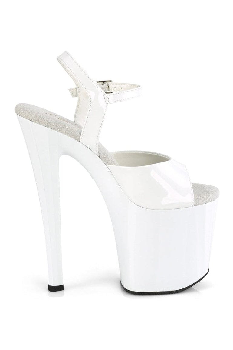 ENCHANT-709 White Patent Sandal-Sandals-Pleaser-SEXYSHOES.COM