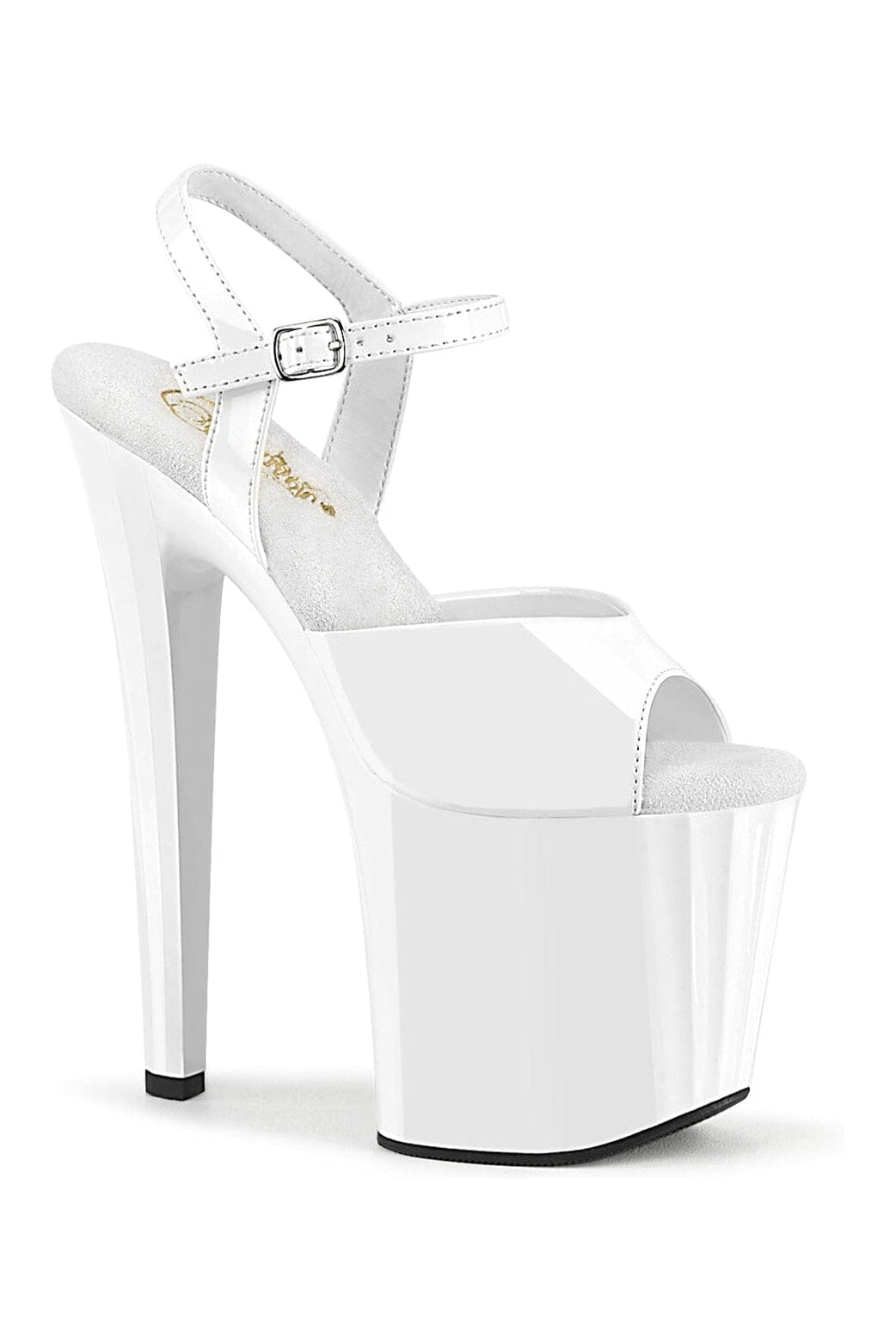 Pleaser White Sandals Platform Stripper Shoes | Buy at Sexyshoes.com