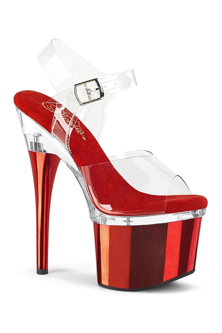 Pleaser Clear Sandals Platform Stripper Shoes | Buy at Sexyshoes.com