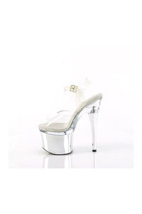 Pleaser ESTEEM-708 Clear Vinyl Sandal in Clear Vinyl