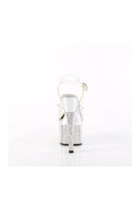 Pleaser ESTEEM-708DM Clear Vinyl Sandal in Clear Vinyl