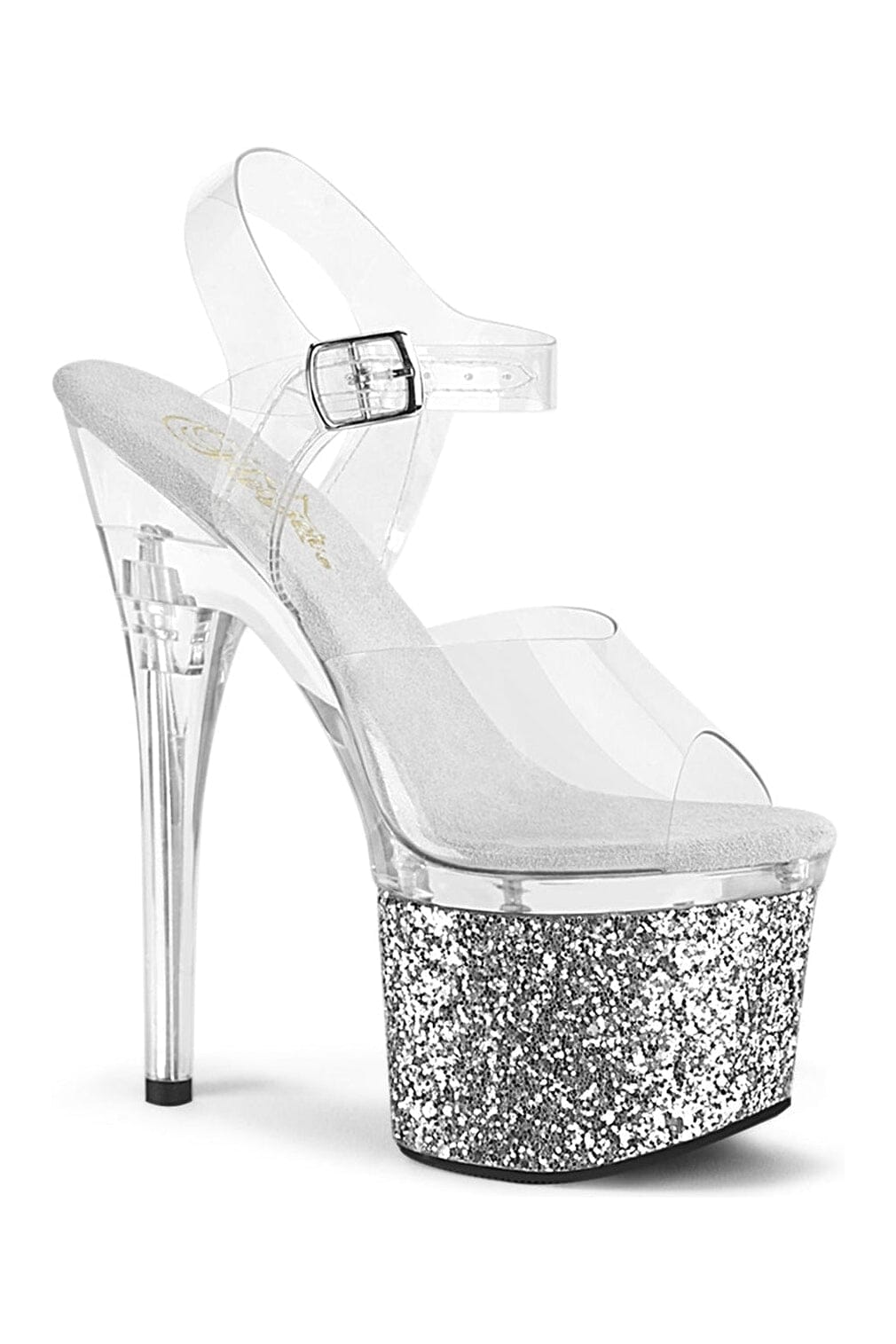 Pleaser Clear Sandals Platform Stripper Shoes | Buy at Sexyshoes.com