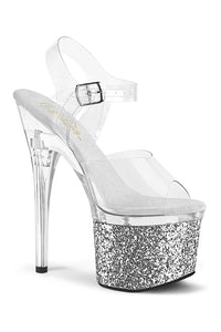 Pleaser Clear Sandals Platform Stripper Shoes | Buy at Sexyshoes.com