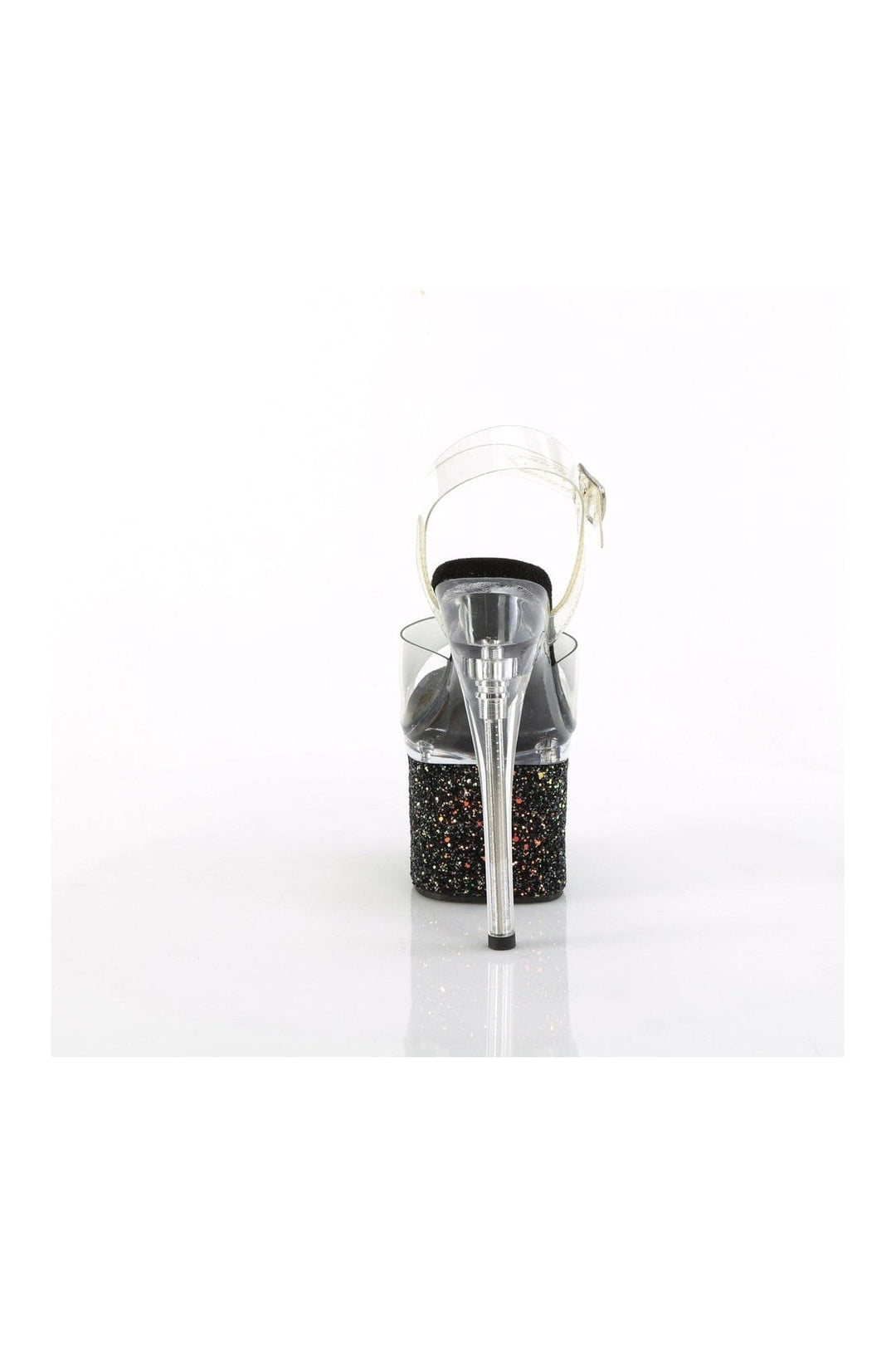 Pleaser ESTEEM-708LG Clear Vinyl Sandal in Clear Vinyl