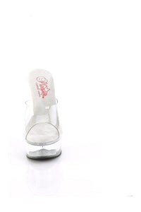 Pleaser EXCITE-601 Clear Vinyl Slide in Clear Vinyl