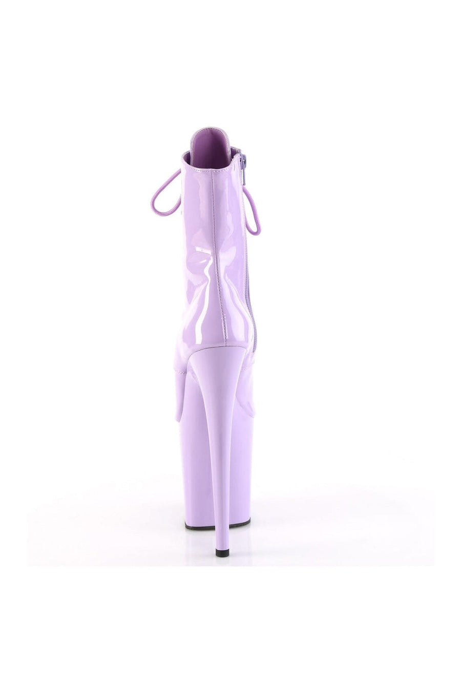 Pleaser FLAMINGO-1021 Purple Patent Ankle Boot in Purple Patent