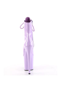 Pleaser FLAMINGO-1021 Purple Patent Ankle Boot in Purple Patent