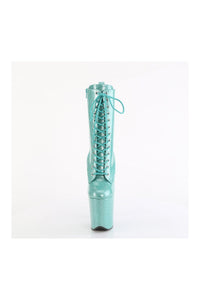 Pleaser FLAMINGO-1040GP Turquoise Patent Ankle Boot in Turquoise Patent