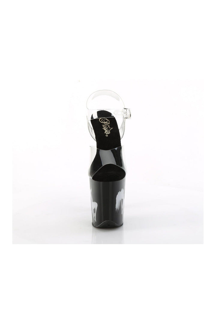 FLAMINGO-808NLSG Clear Vinyl Sandal