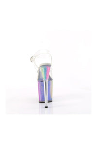 Pleaser FLAMINGO-808RG-01 Clear Vinyl Sandal in Clear Vinyl