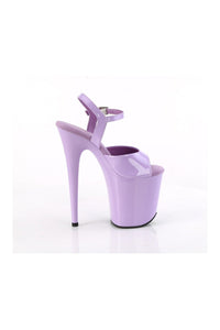 Pleaser FLAMINGO-809 Purple Patent Sandal in Purple Patent