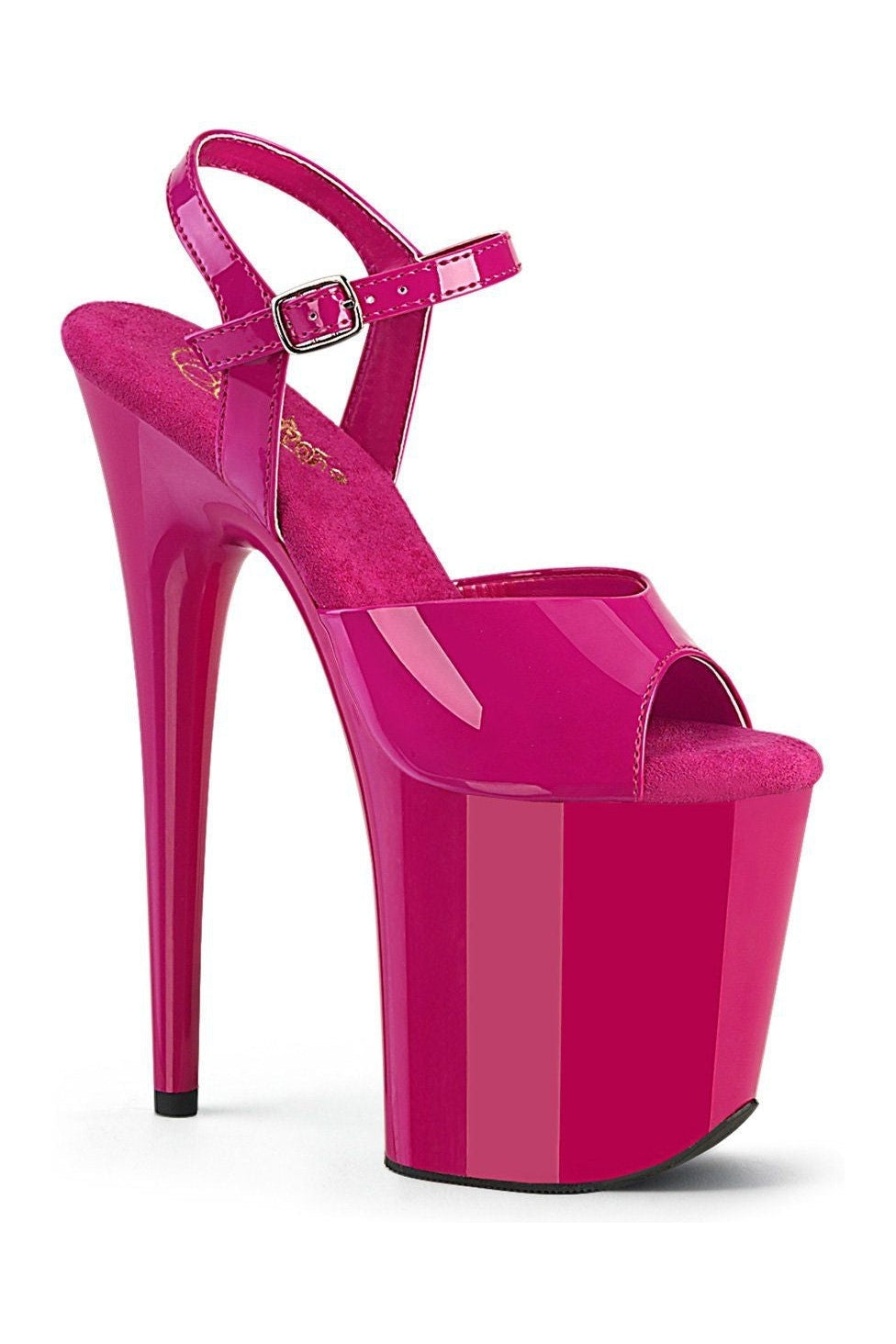 Pleaser FLAMINGO-809 Sandal in Fuchsia Patent from SexyShoes.com
