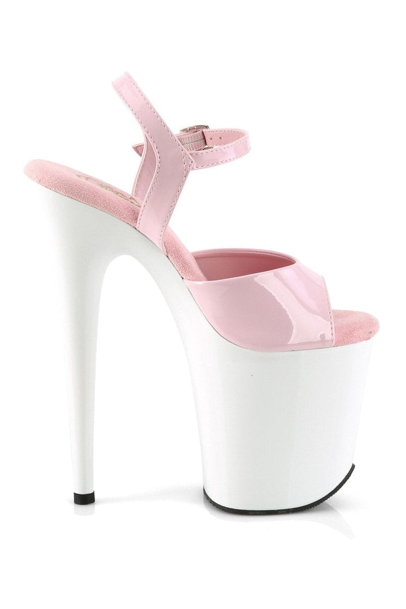 Pleaser FLAMINGO-809 Sandal in Pink Patent