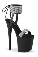 FLAMINGO-870 Black Faux Leather Sandal