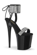 FLAMINGO-870 Black Patent Sandal