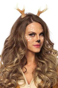 Leg Avenue Fawn Horn Headband in Brown  from SexyShoes.com