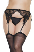 French Lace Garter Belt | Plus Size