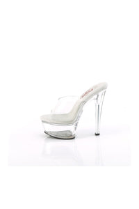 Pleaser GLEAM-601 Clear Vinyl Slide in Clear Vinyl