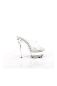 Pleaser GLEAM-601 Clear Vinyl Slide in Clear Vinyl