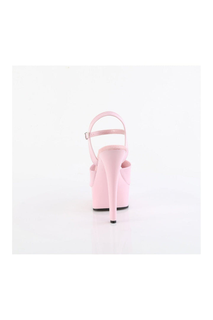 GLEAM-609 Pink Patent Sandal-Sandals-Pleaser-SEXYSHOES.COM
