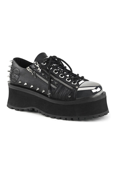 【DEMONIA】GRAD04/BVL Demonia | GRAVEDIGGER-04 Black Vegan Leather Need Type