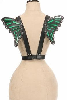 Daisy Corsets Plus Size Vegan Butterfly Wings in Black  from SexyShoes.com