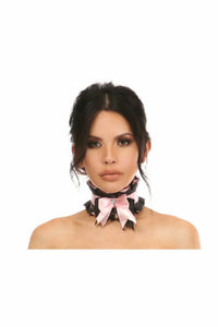 Daisy Corsets Lace Choker in Pink  from SexyShoes.com