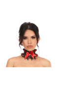 Plus Size Roses Satin Choker