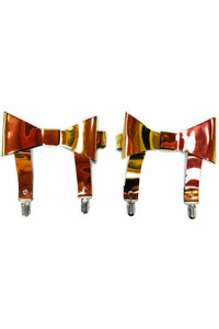 Daisy Corsets Sunset Holo Garters (Set Of 2) in Brown  from SexyShoes.com