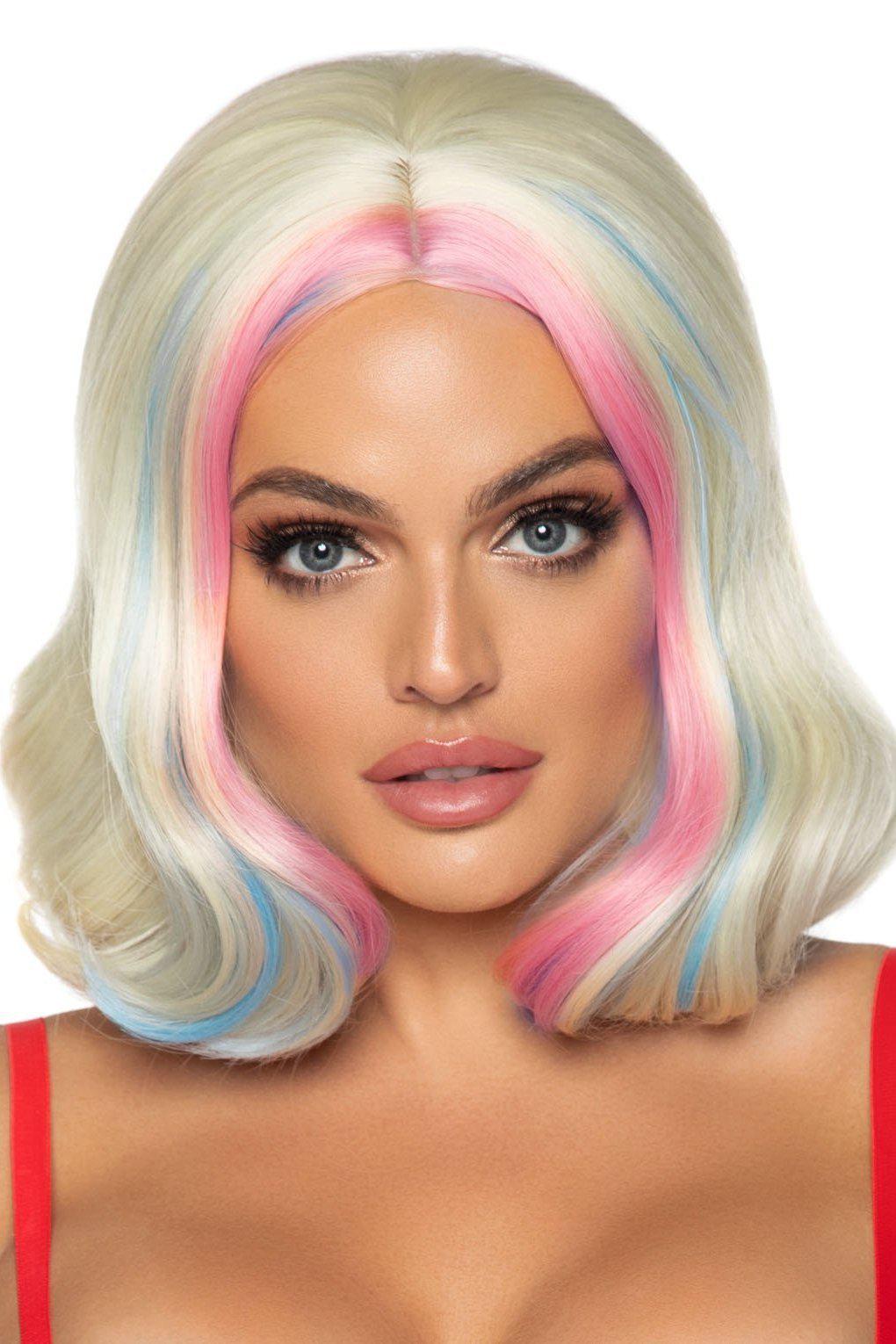 Harley Wavy Bob Wig-Wigs-Leg Avenue-Blonde-O/S-SEXYSHOES.COM