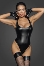 High Cut Powerwetlook Bodysuit